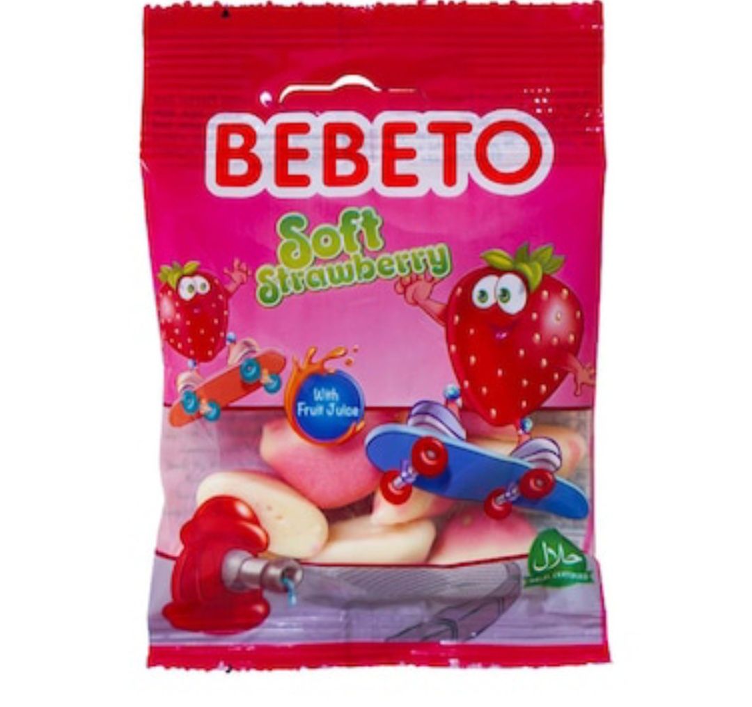 Bebeto soft strawberry 18g