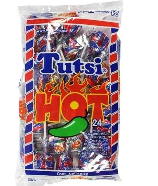 PALETA CHUPA POP HOT TUTSI BSA C/24 PZS