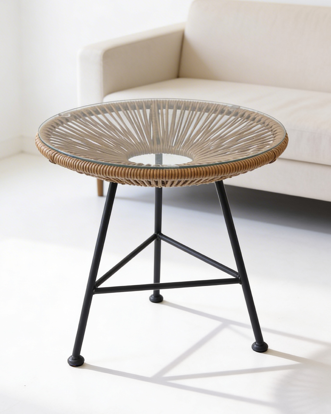 10500143 - RATTAN ROUND TABLE