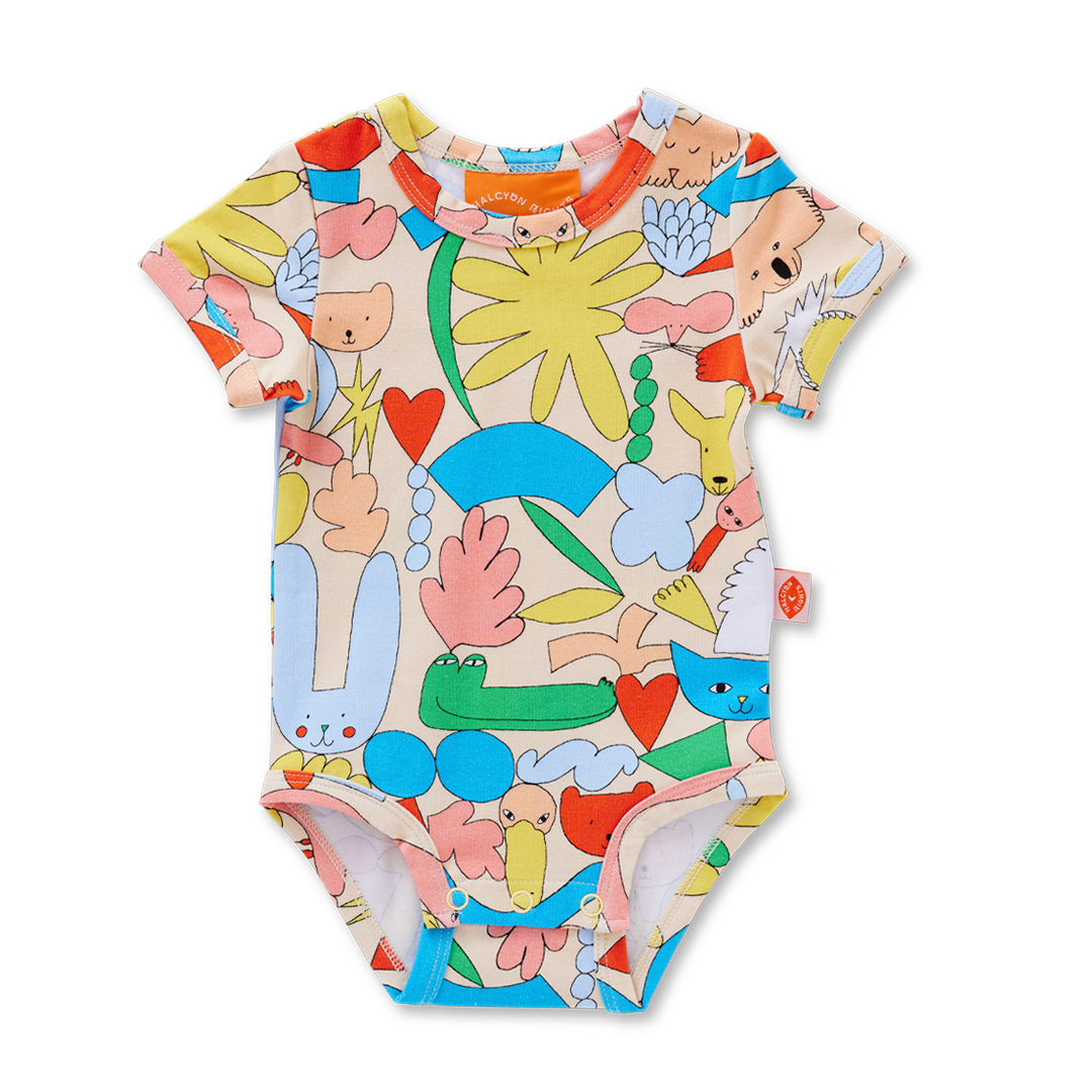 Short Sleeve Bodysuit (Little Billabong)