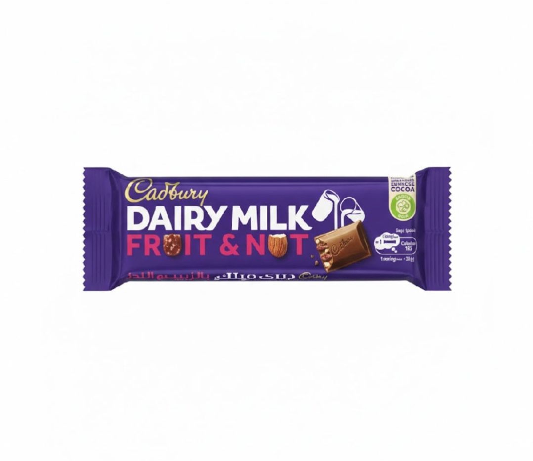 Cadbury dairymilk fruit & nut 32g