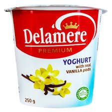 Delamere yoghurt vanilla 250ml