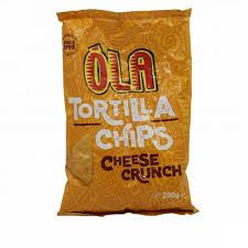 Ola tortilla chips cheese crunch 200g
