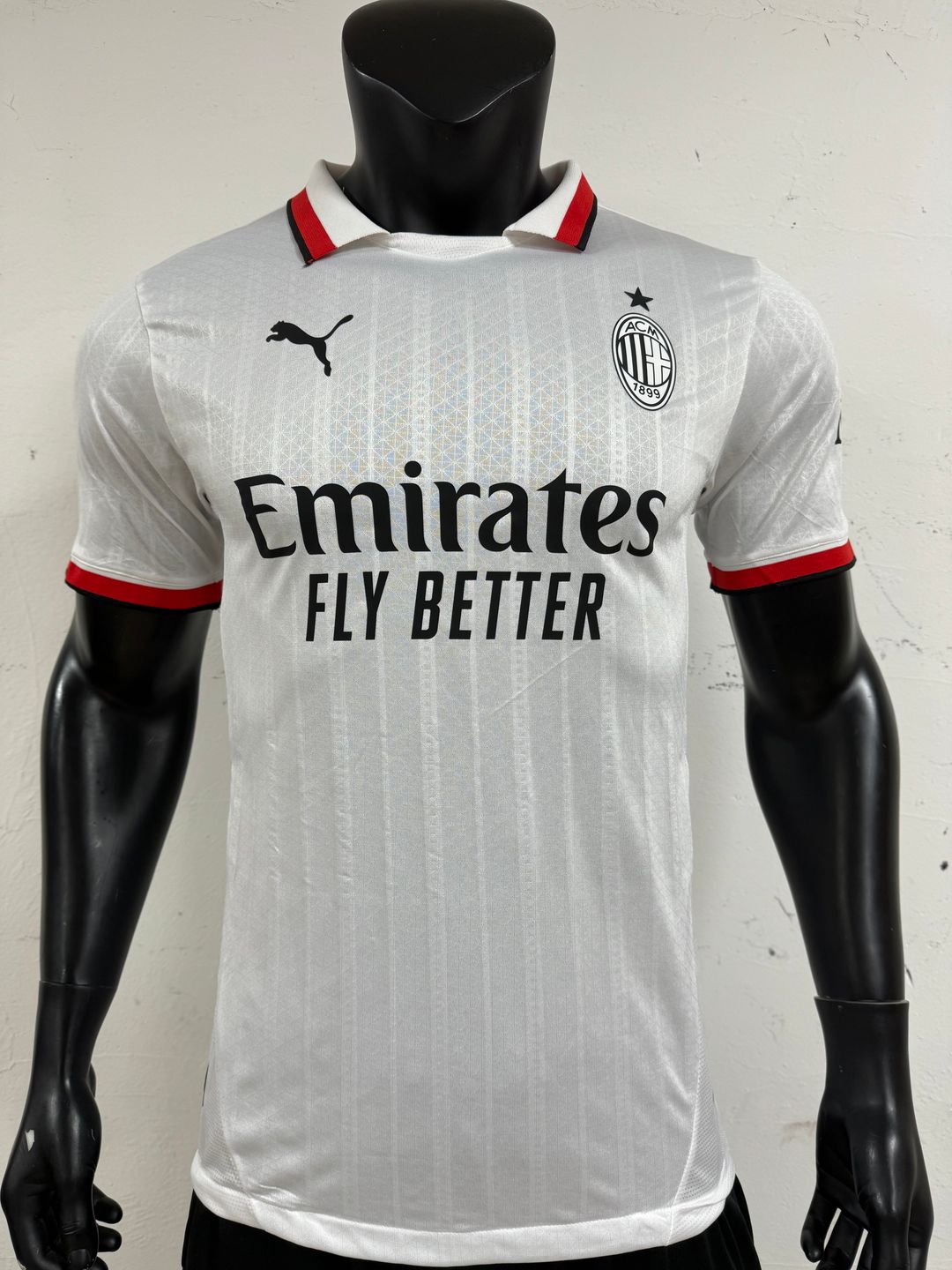 AC Milan 2024/25 Away Shirt (White / Red / Black)