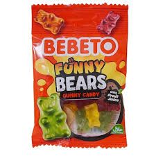 Bebeto funny bears gummy 80g