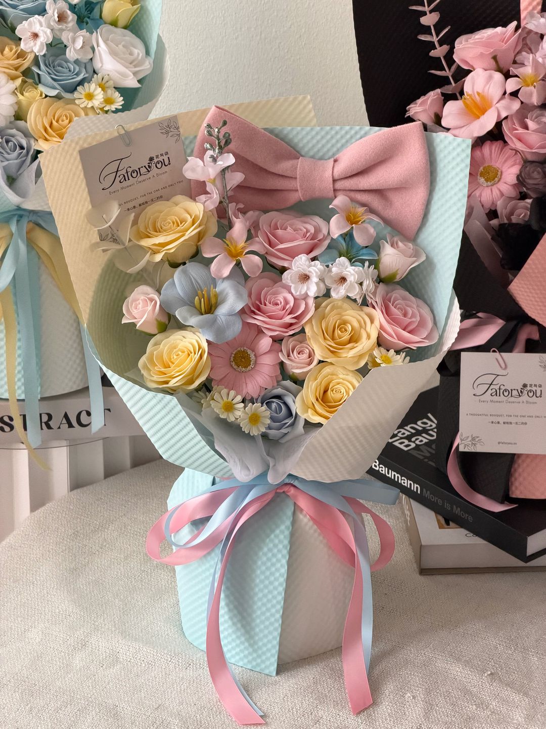 Candy Petals Soap Flower Mixed Bouquet 