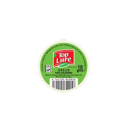 Top lure green food colouring 10gm