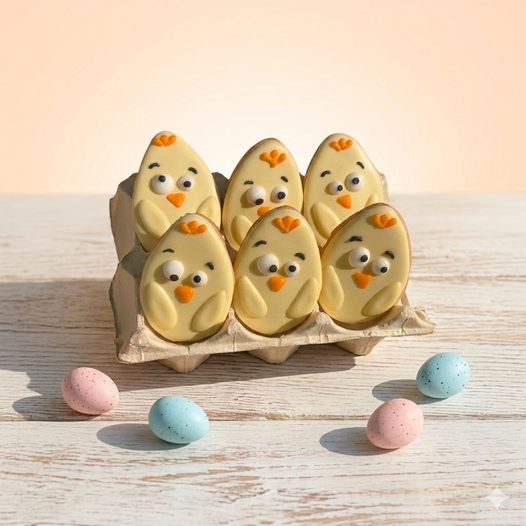 Easter Egg cookies 6 piecs