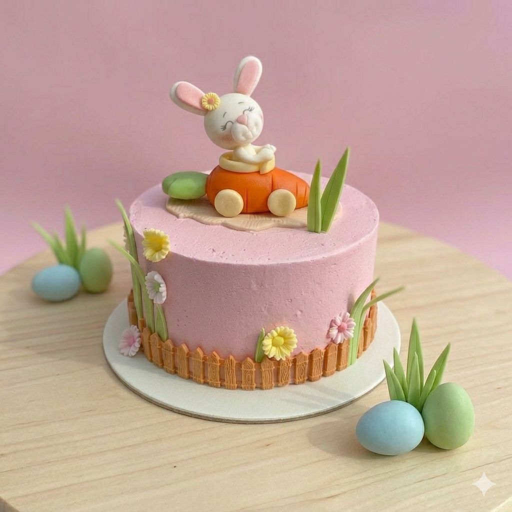 Easter cake pink 1kg
