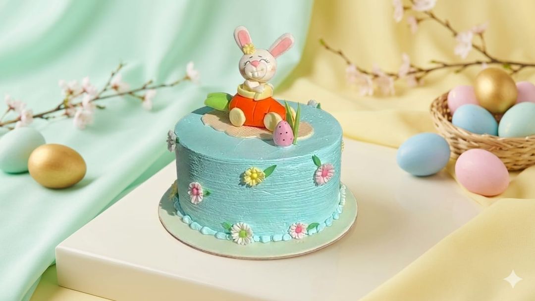 Easter cake blue 1kg