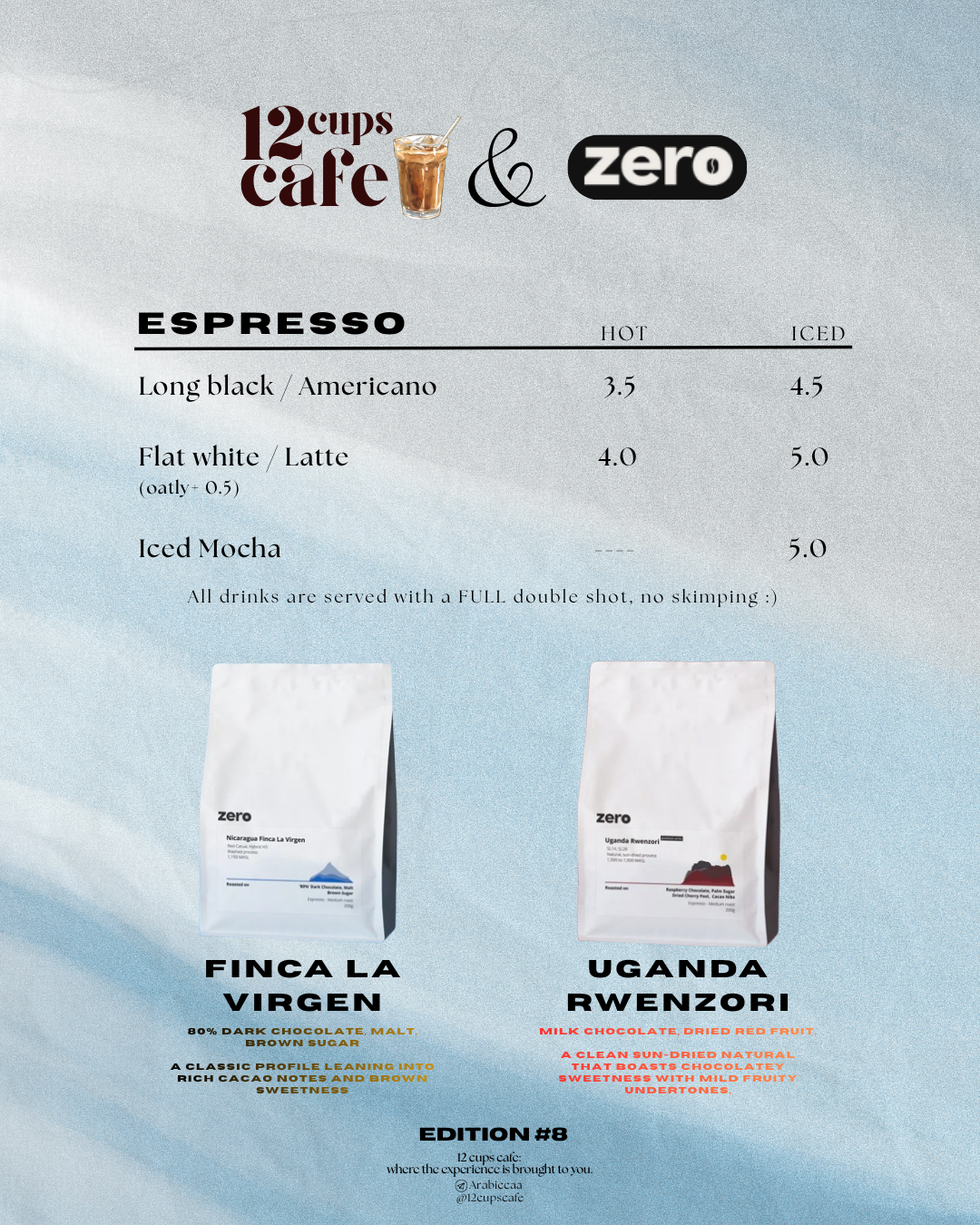 EDITION #8 Menu ( for viewing)