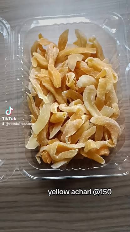 Dried mango (achari) white