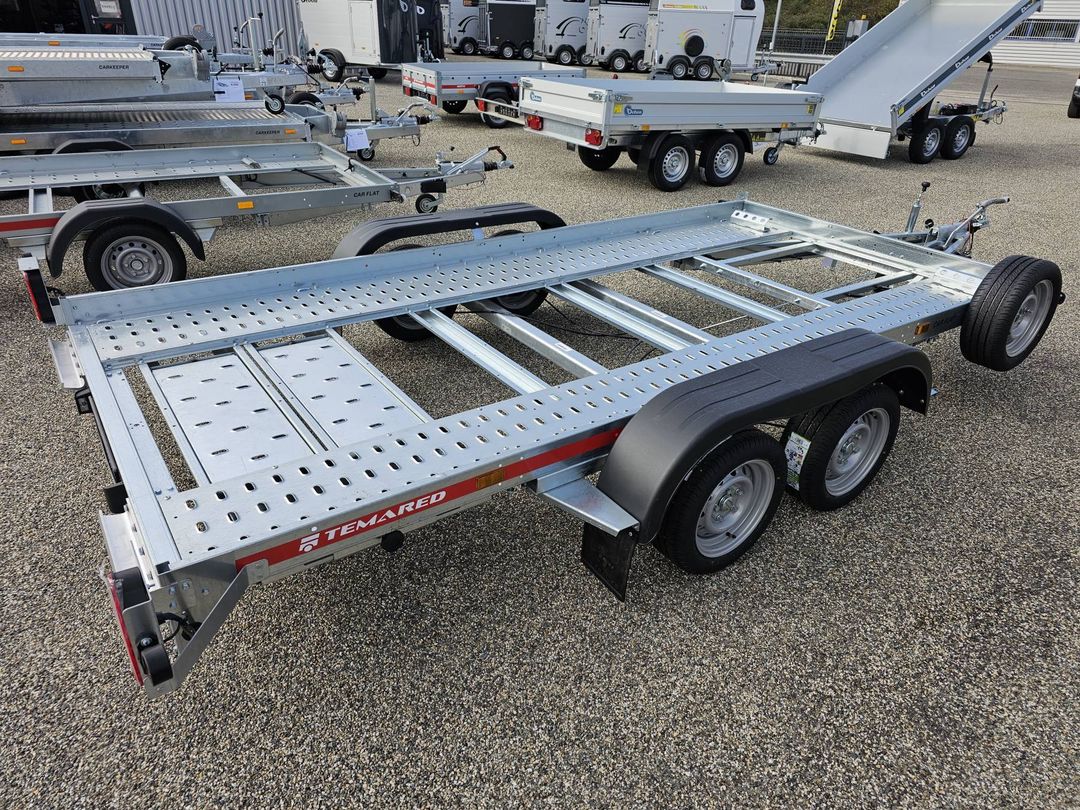 Remolque basculante para transportar coches Temared Car Flat 4018 – 2 t