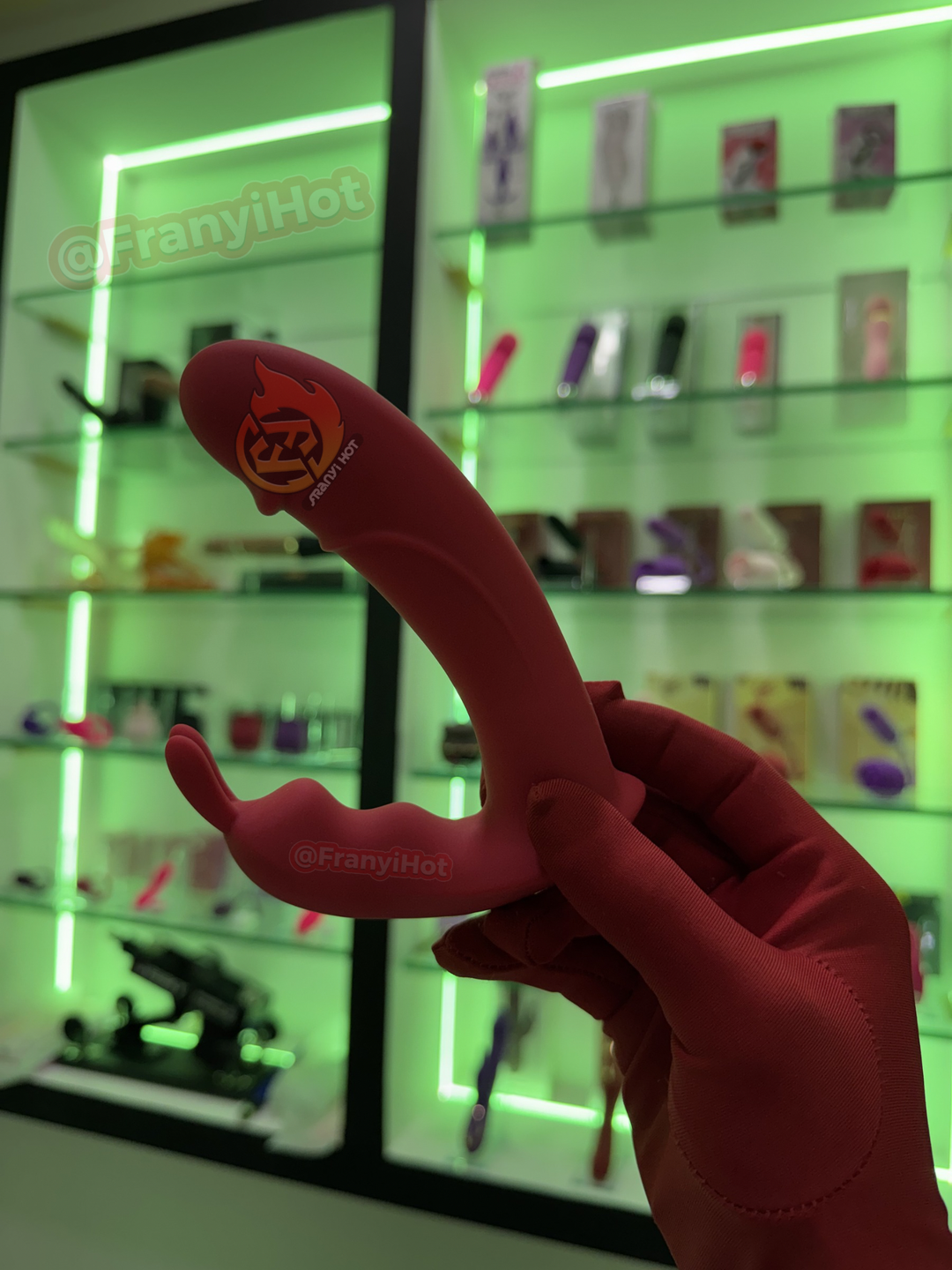 Vibrador doble acción con control por aplicación 