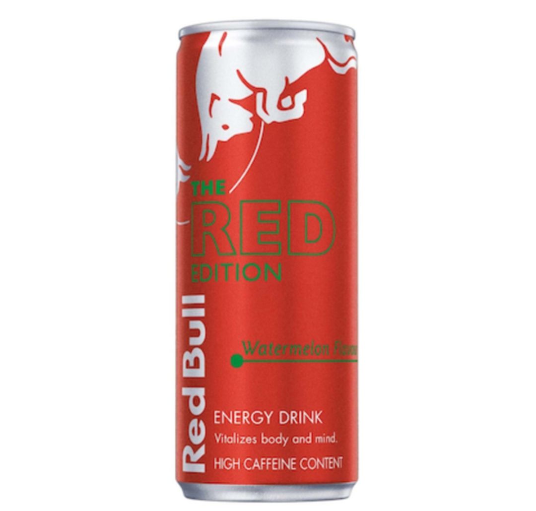 Red bull energy drink red edition watermelon 250ml