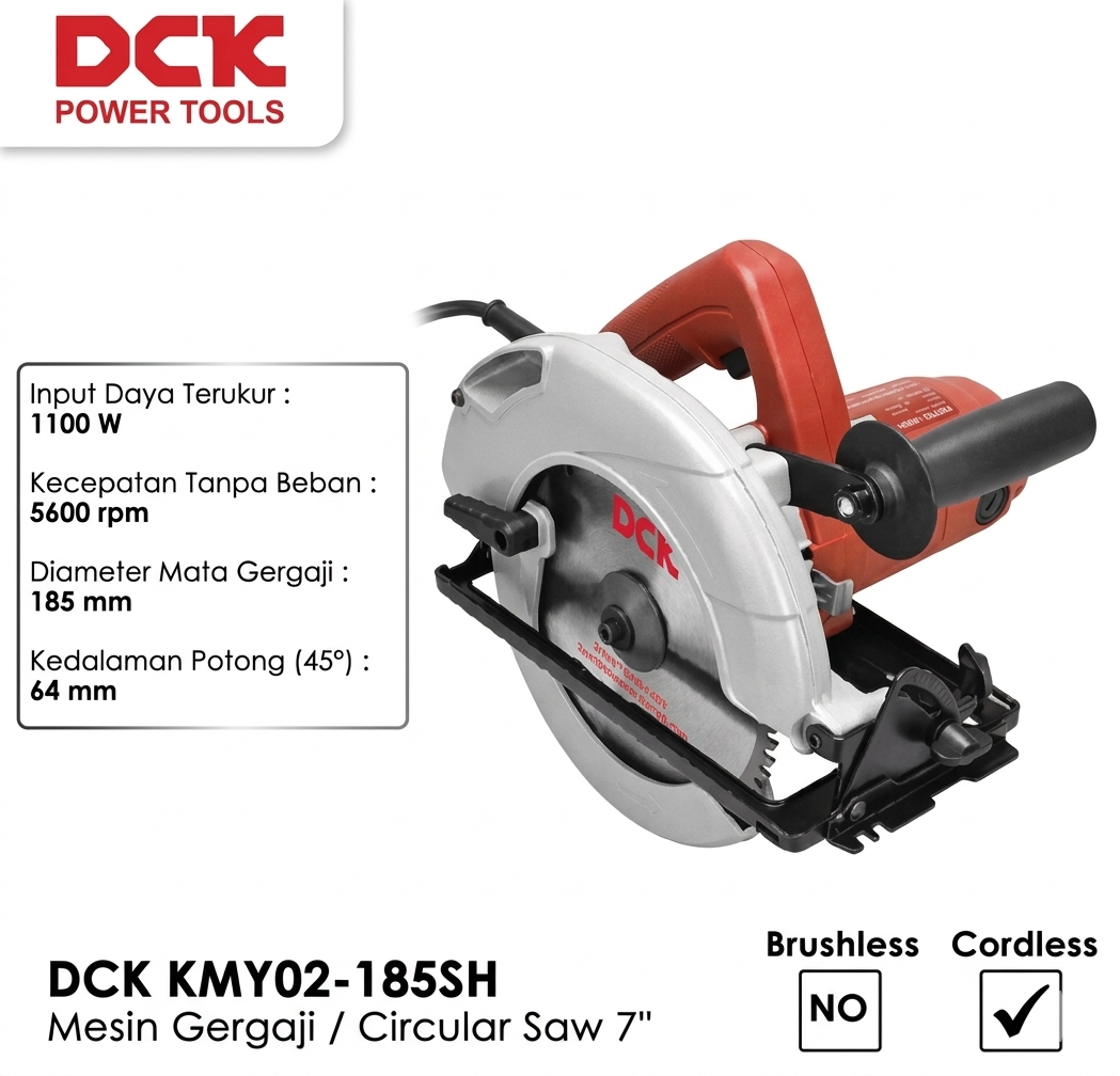 DCK KMY02-185SH Electric Circular Saw