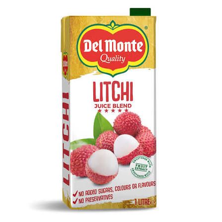 Delmonte litchi juice 1lt