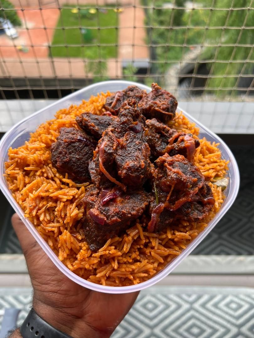 Jollof Rice with Beef