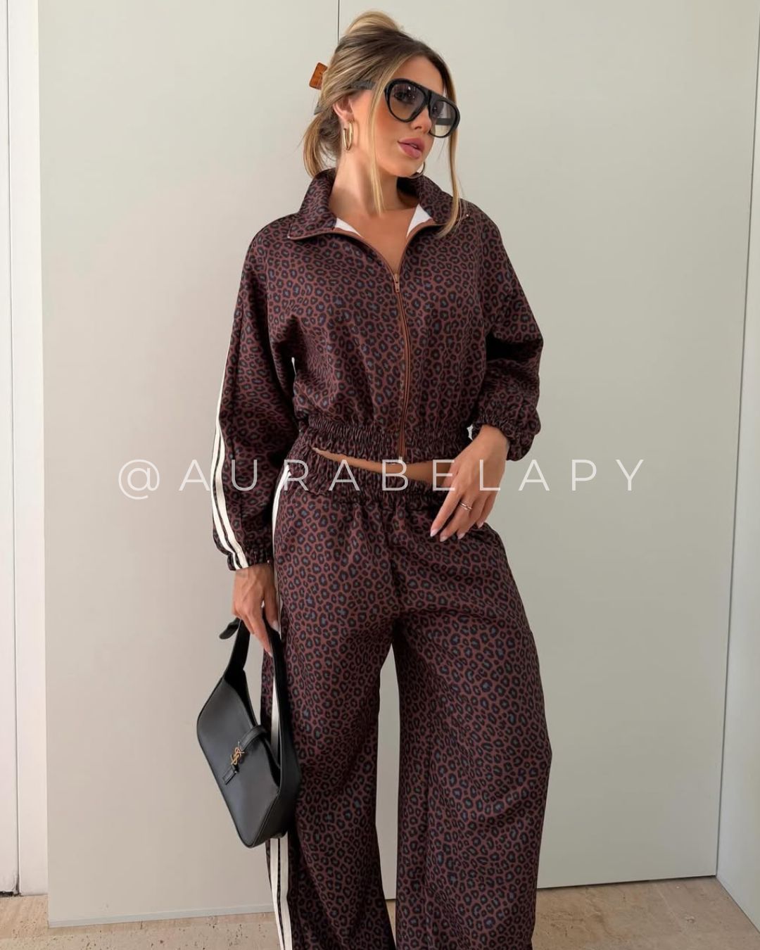 Set Pantera Print, Campera y Pantalón 