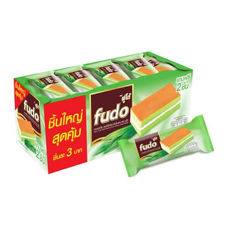 Fudo pandan cream layer cake 14g*24pc
