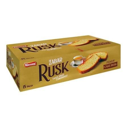 Bisconni zabar rusk cake 28g x 15pcs