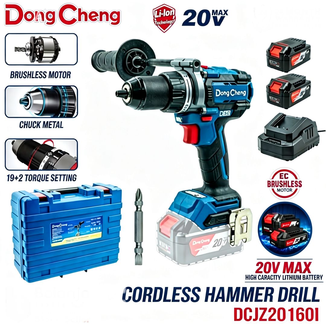 Dong Cheng DCJZ20160i Bor Brushless 13mm