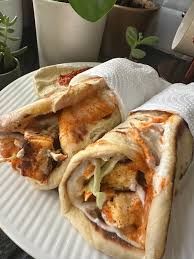 Paneer shawarma