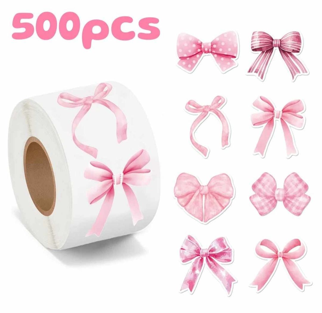Stickers - Pink Bows