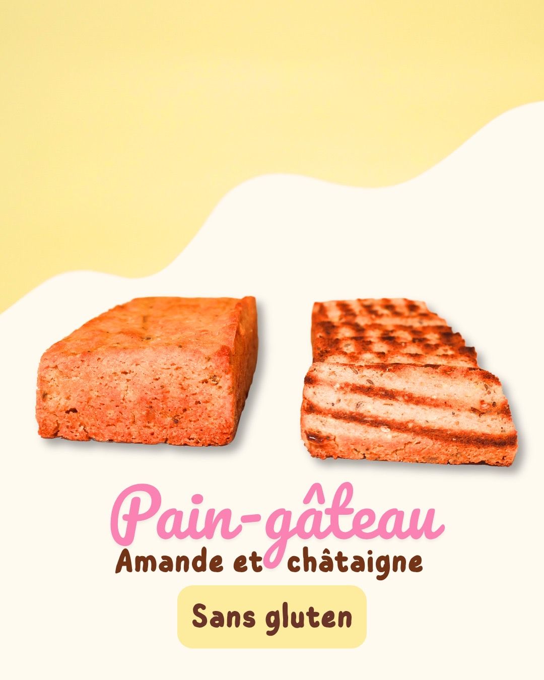 Pain gâteau amande & châtaigne 