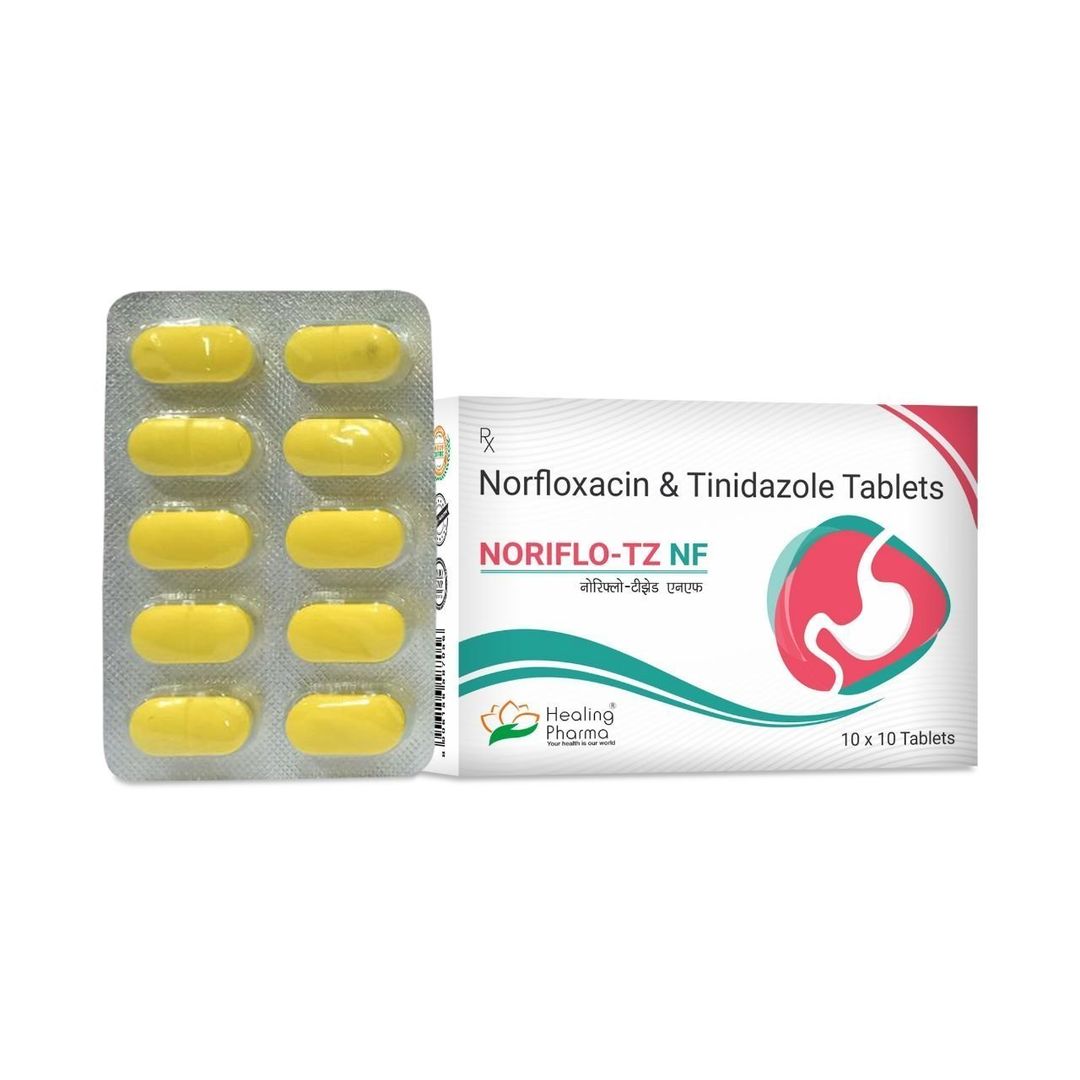 Norfloxacin + Tinidazole Tablets 200 Mg Tablet