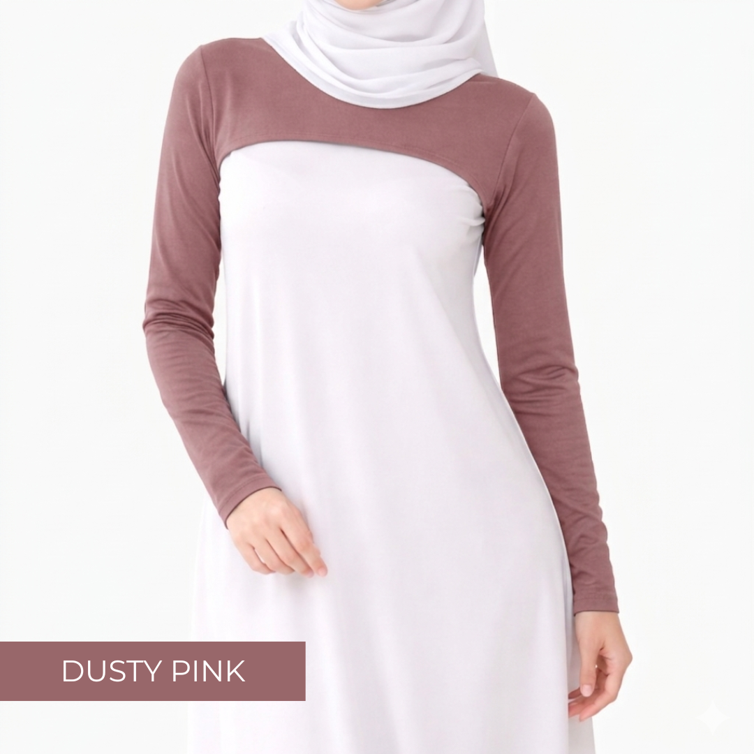 AURAT SLEEEVE INNER MUSLIMAH EXCLUSIVE - DUSTY PINK