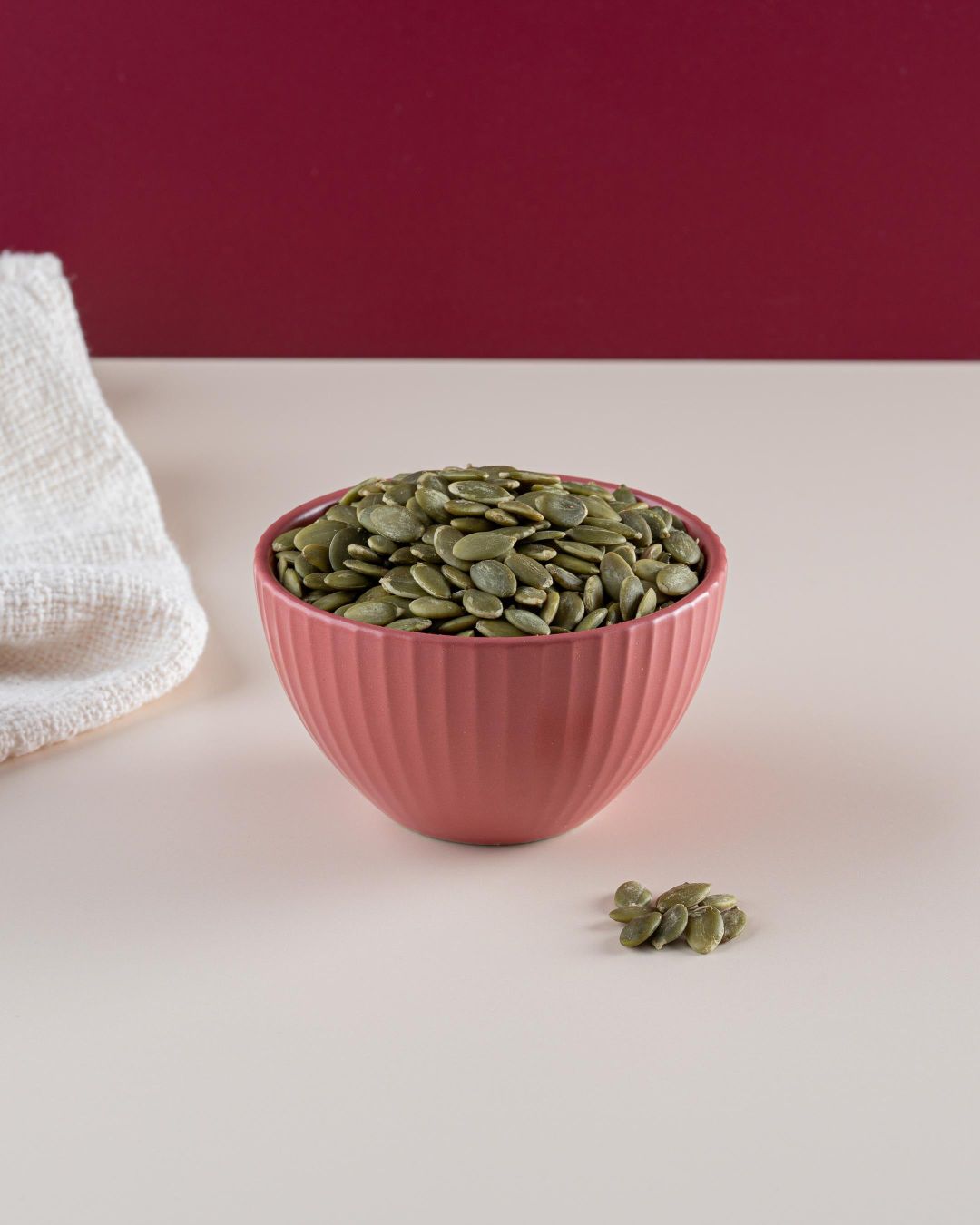 بذور القرع النيئة (مقشّرة)