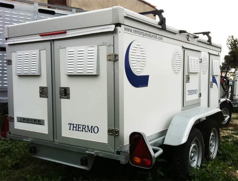 Remolque para perros WT Metall – 6 compartimentos (modelo Royal)