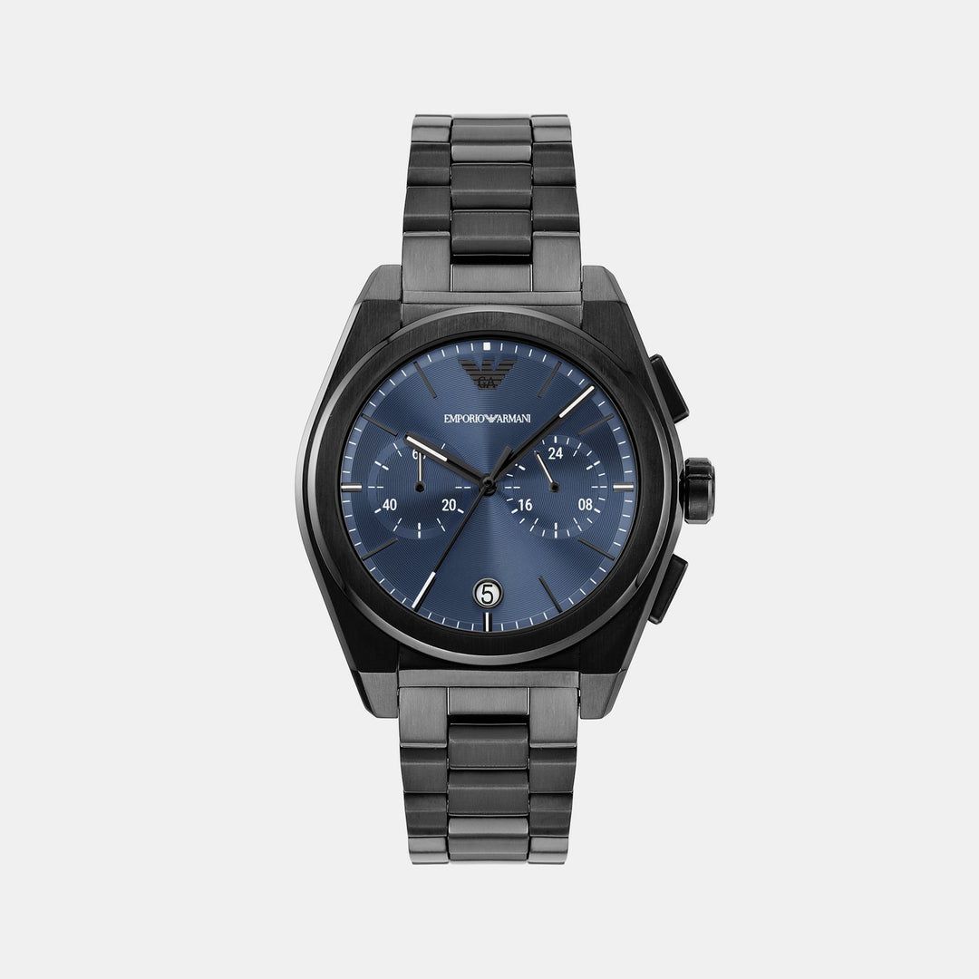 ARMANI FEDERICO QUARTZ GREY DIAL CHRONOGRAPH STAINLESS