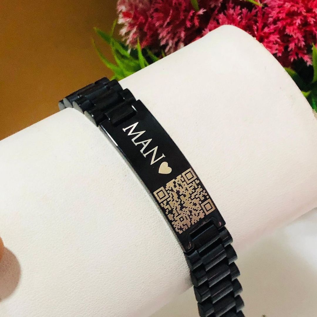 Bracelet rolex personnalisé  Qr code 