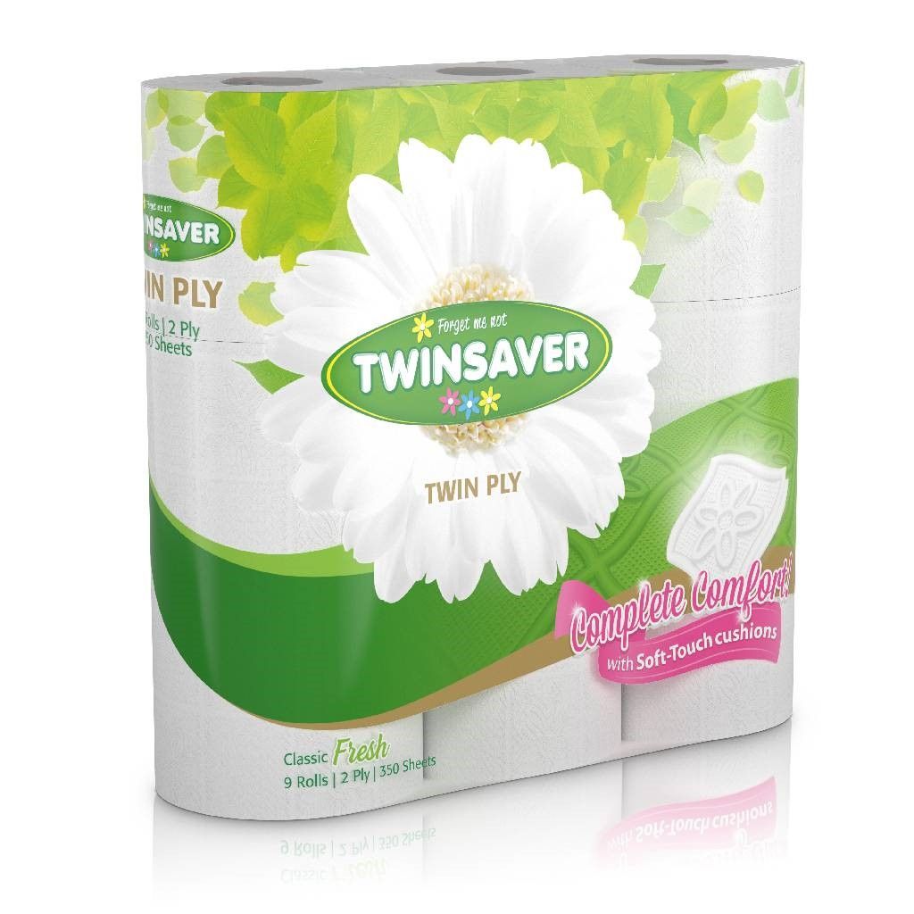 TWINSAVER TISSUE 9 ROLLS