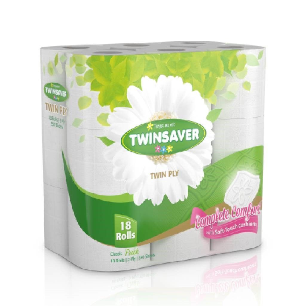 TWINSAVER TISSUE 18 ROLLS
