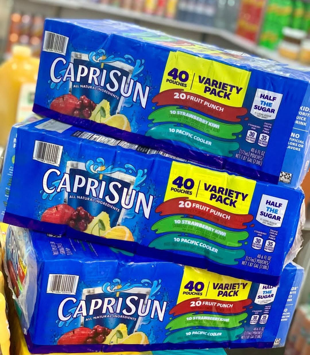 Capri Sun Variety Pack 6 fl. oz. pouches, 40 pk