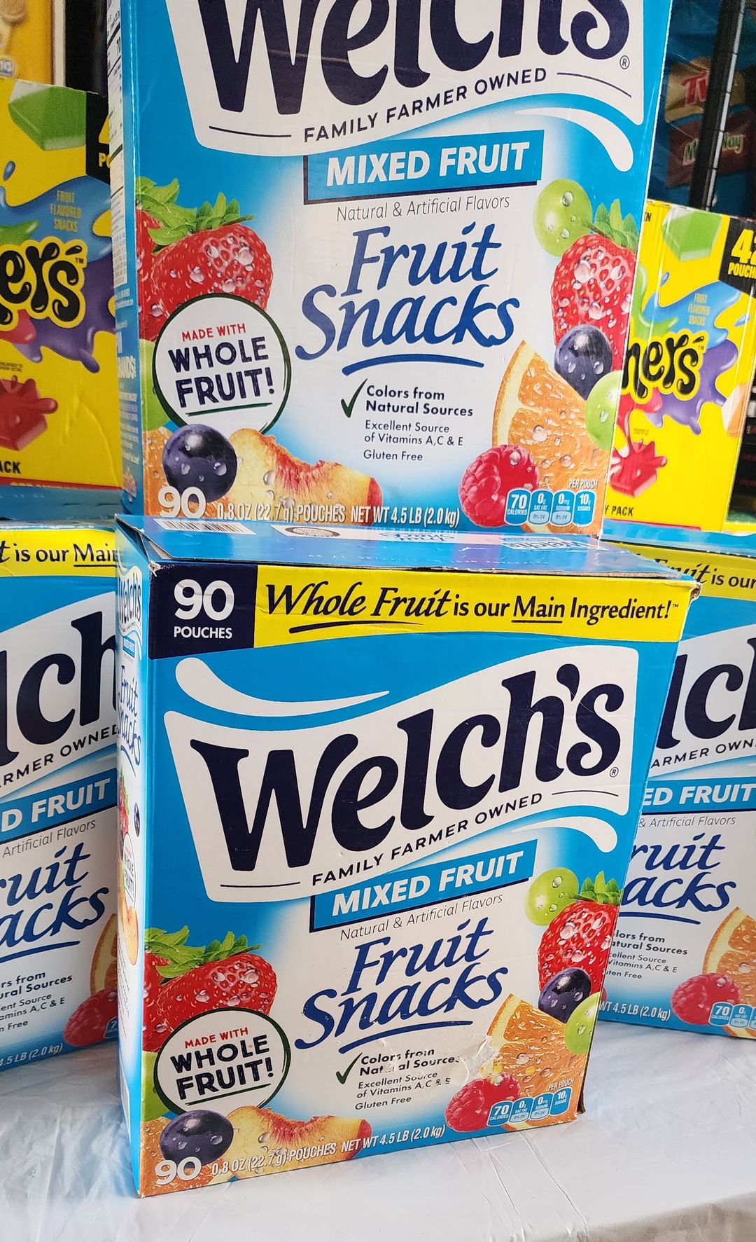 Welch's Mixed Fruit Fruit Snack, 0.8 oz, 90 pk.