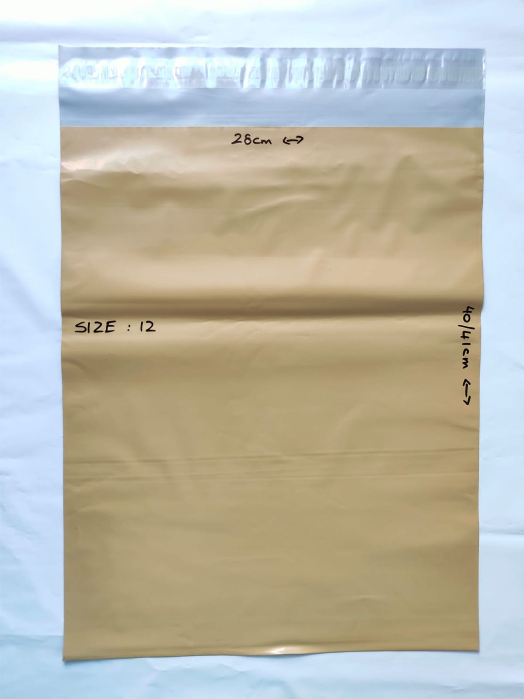 Polymailers Size 4.1 : 28cm x 40cm (Milk Tea) 