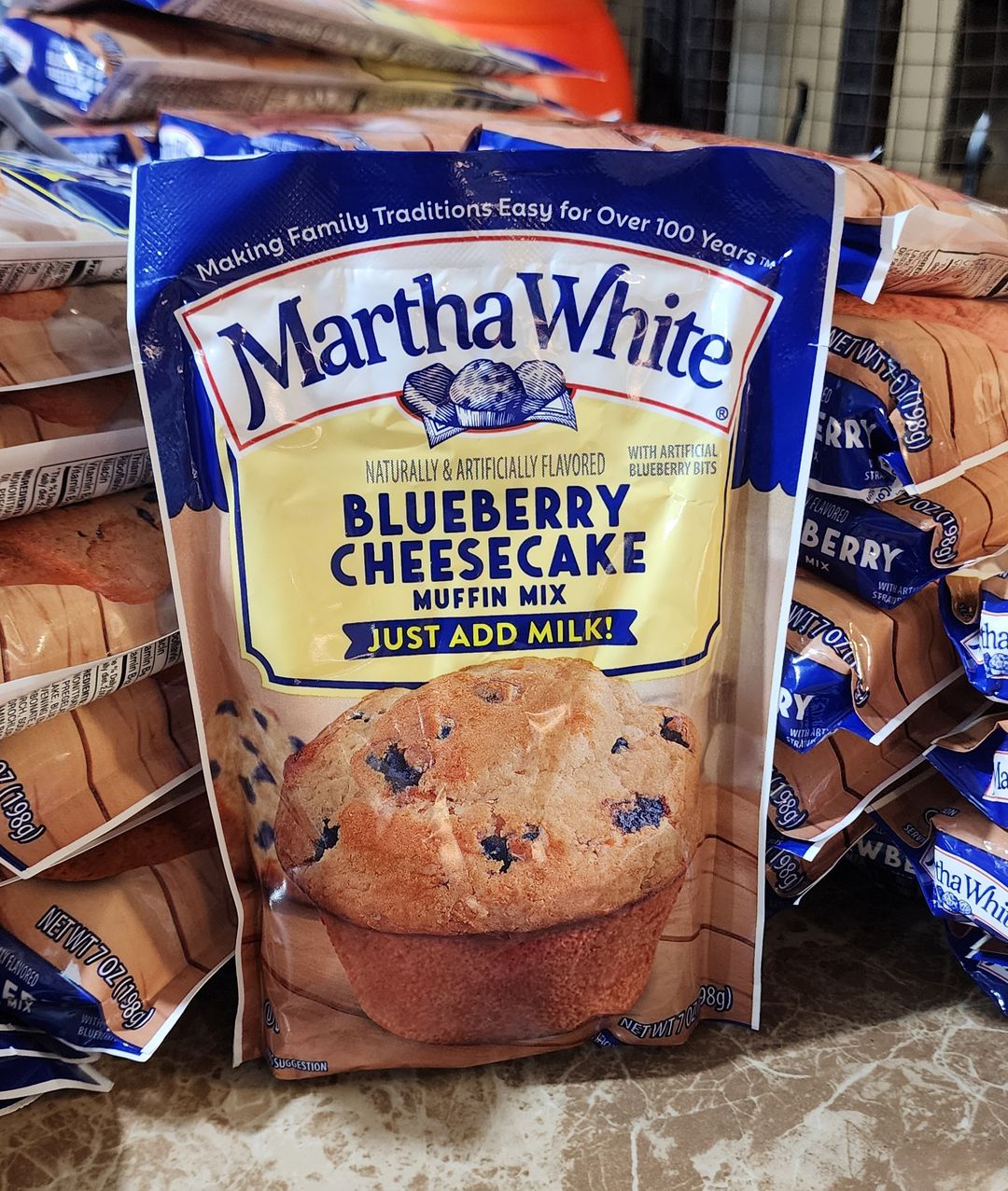 Martha white blueberry cheesecake muffin mix 7oz