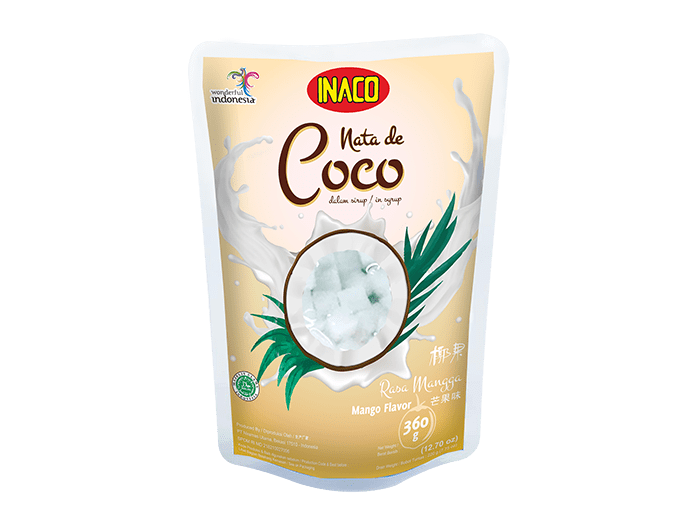 INACO Nata de Coco 360g Mango x 24