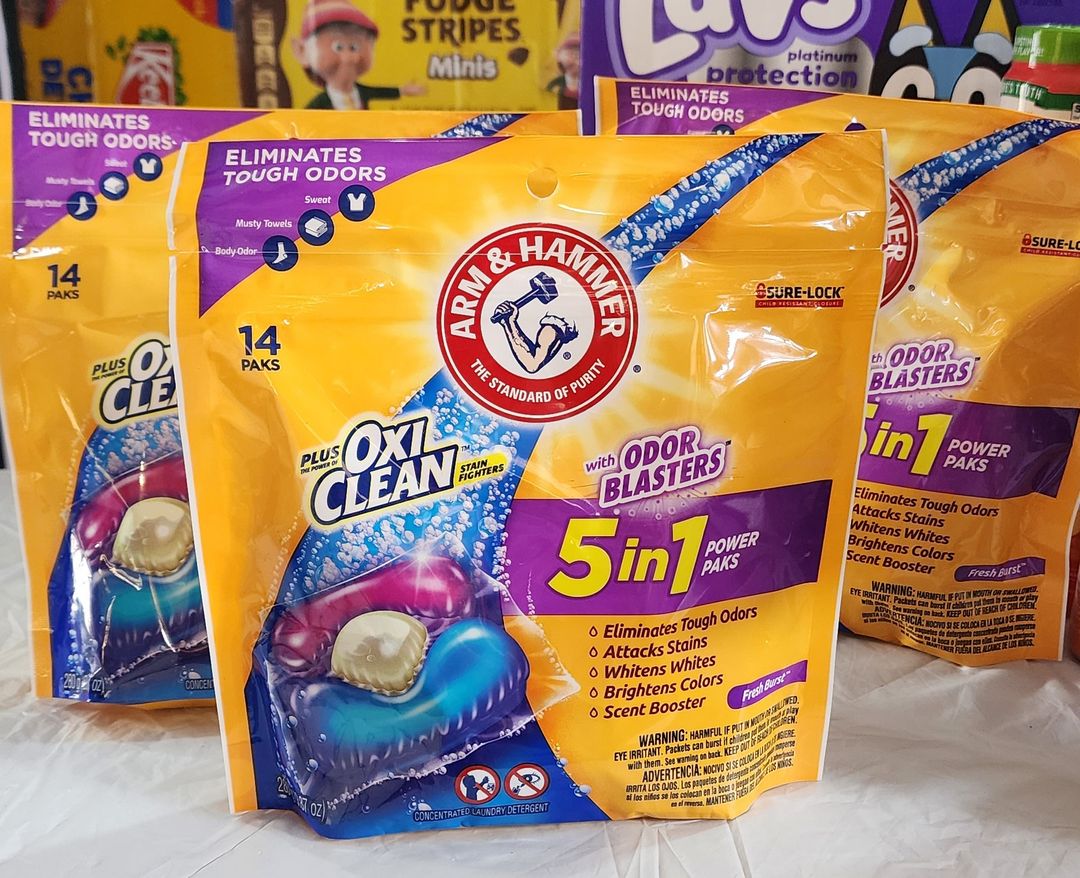 Arm & hammer laundry pods with odor Blasters 14 count
