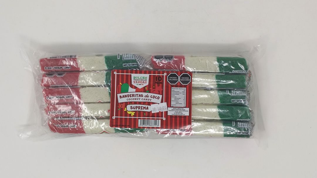 BANDERA SUPREMA 100GR VARGAS BSA C/10 PZS