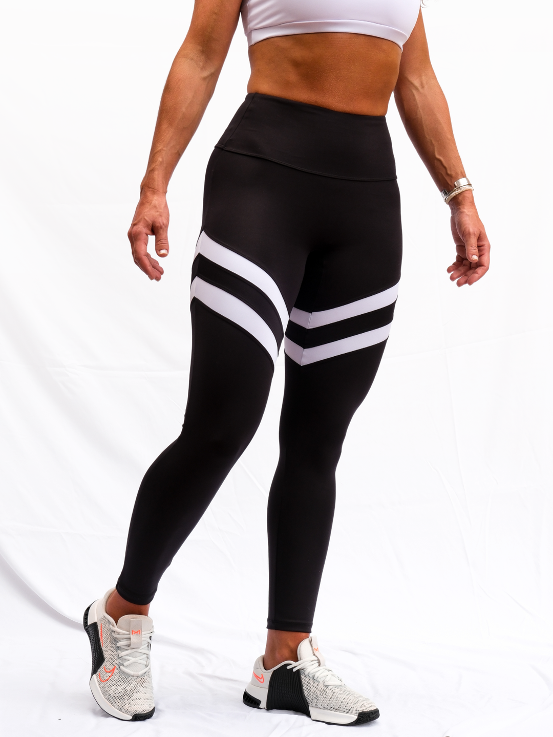 Shape Legging - White Streak 