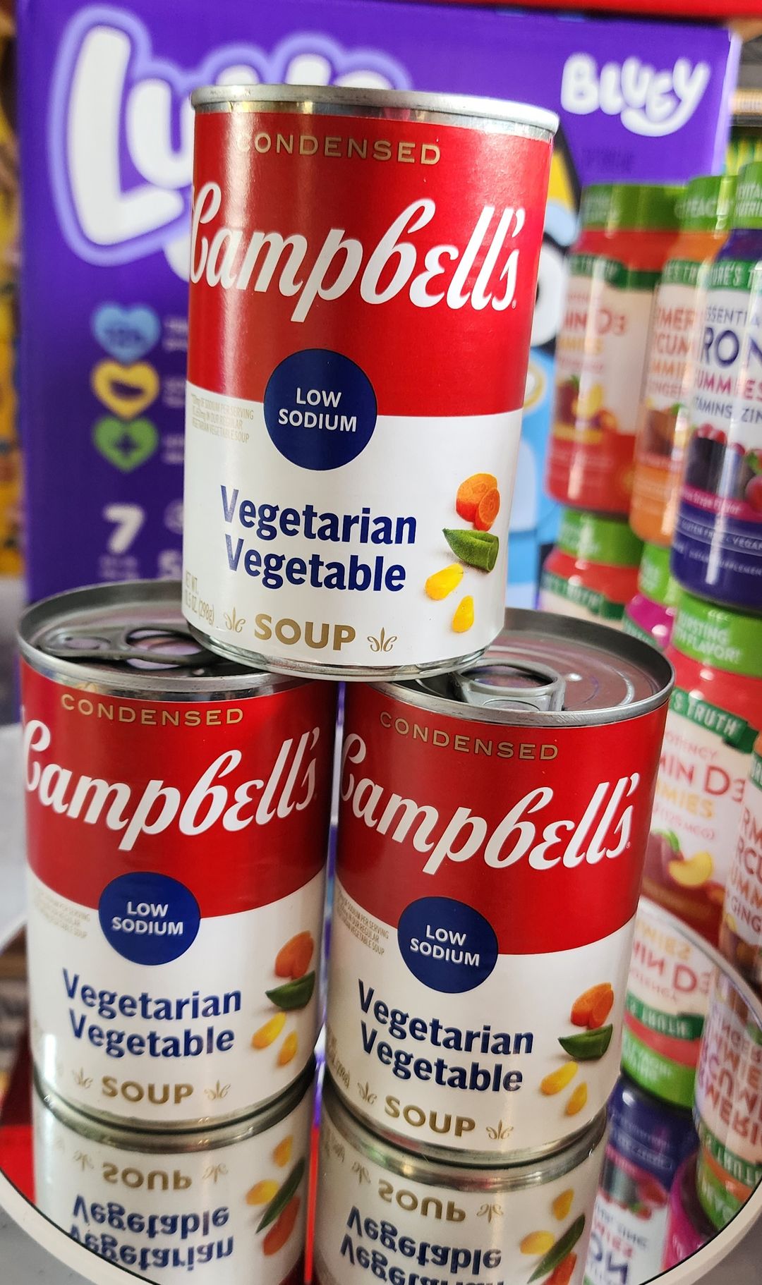 Campbell's condensed low sodium vegetarian vegetables  soup🍲 