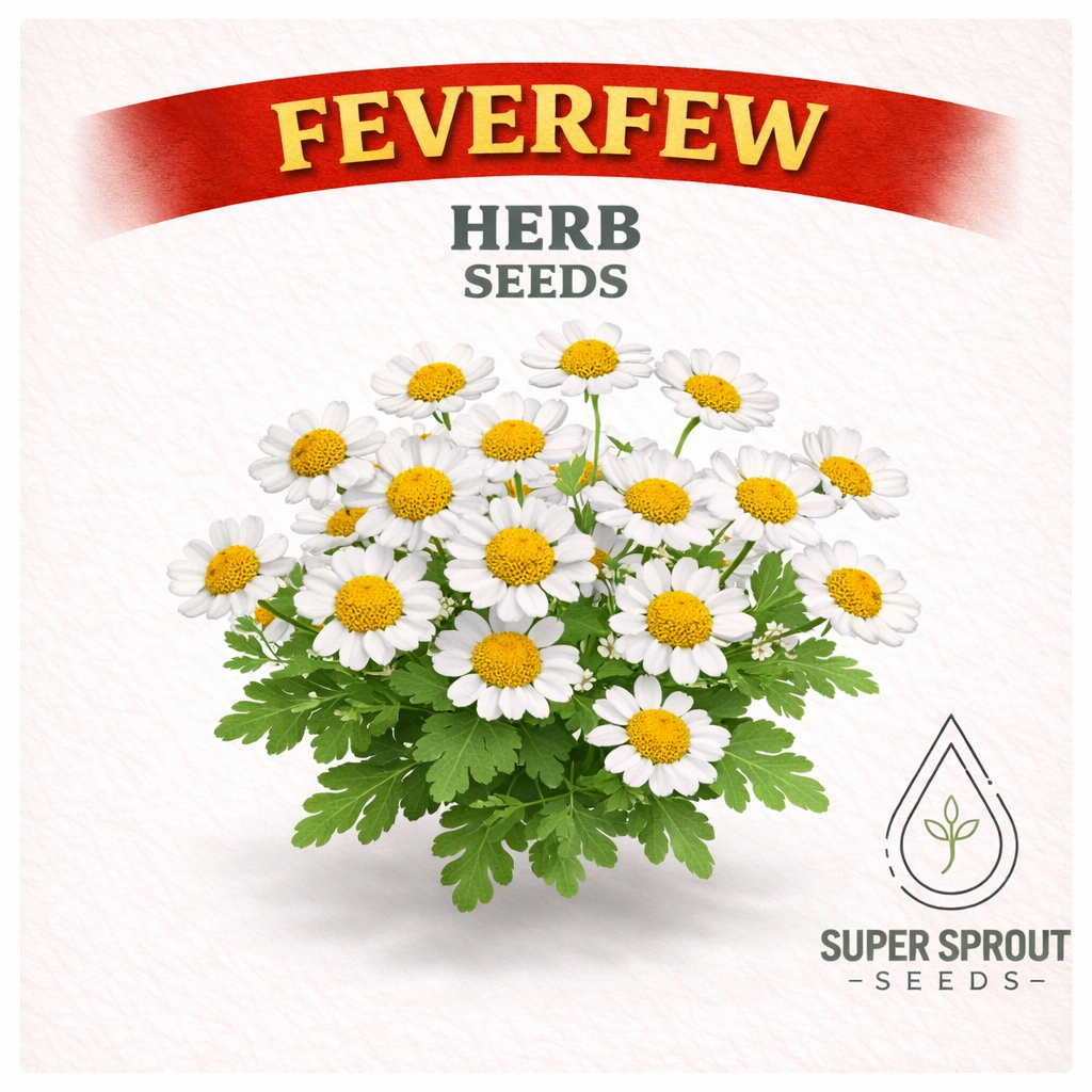 BULK Feverfew herb x 1000+ seeds  