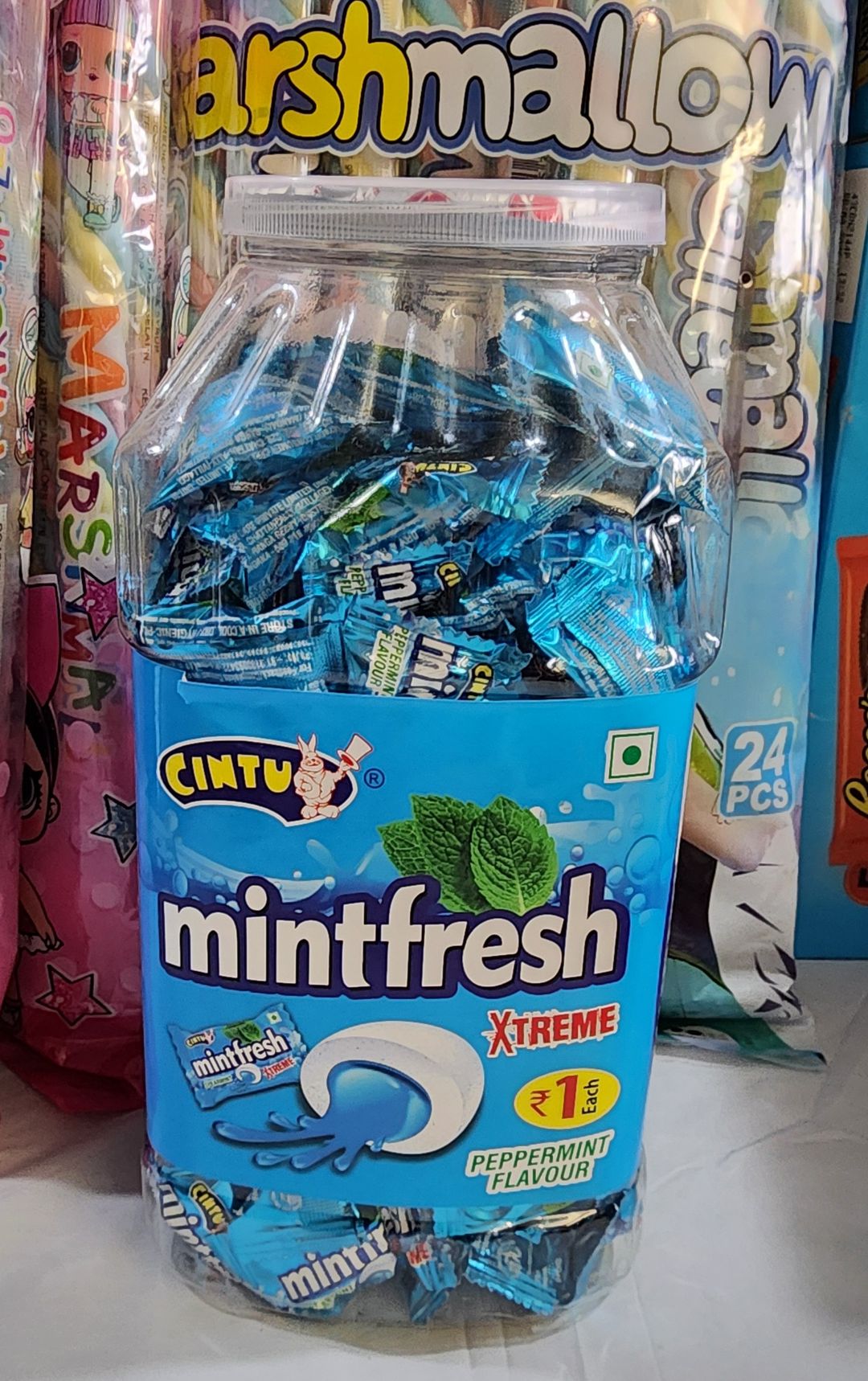 Cintu  mintfresh peppermint chico 150 piece