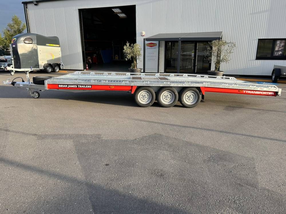 Remorque porte-voiture Brian James T Transporter 5,50 m – 3 essieux