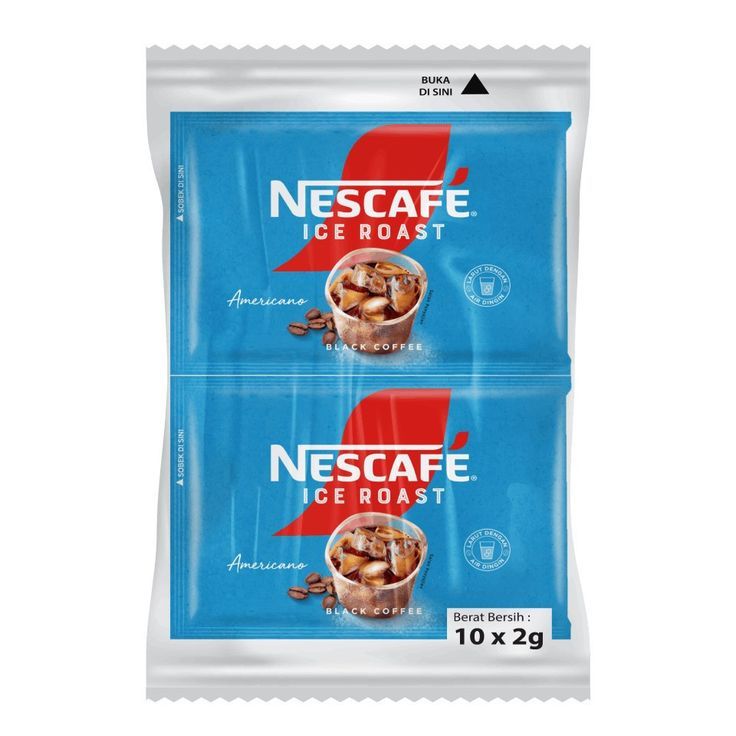 Nescafe Ice Roast Americano Kopi Bubuk 10 sachets x 20gram